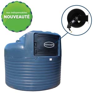 CUVE STOCKAGE FUEL ECO 5000L 50L/MIN AVEC ENROULEUR 